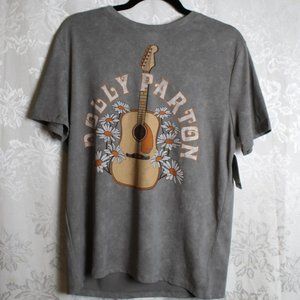 Women's Dolly Parton, Grey, Graphic T-shirt, Size S/P, NWT